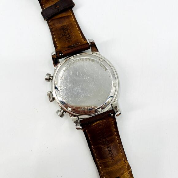 Fossil Brown Leather Strap Watch - Picture 3 of 4